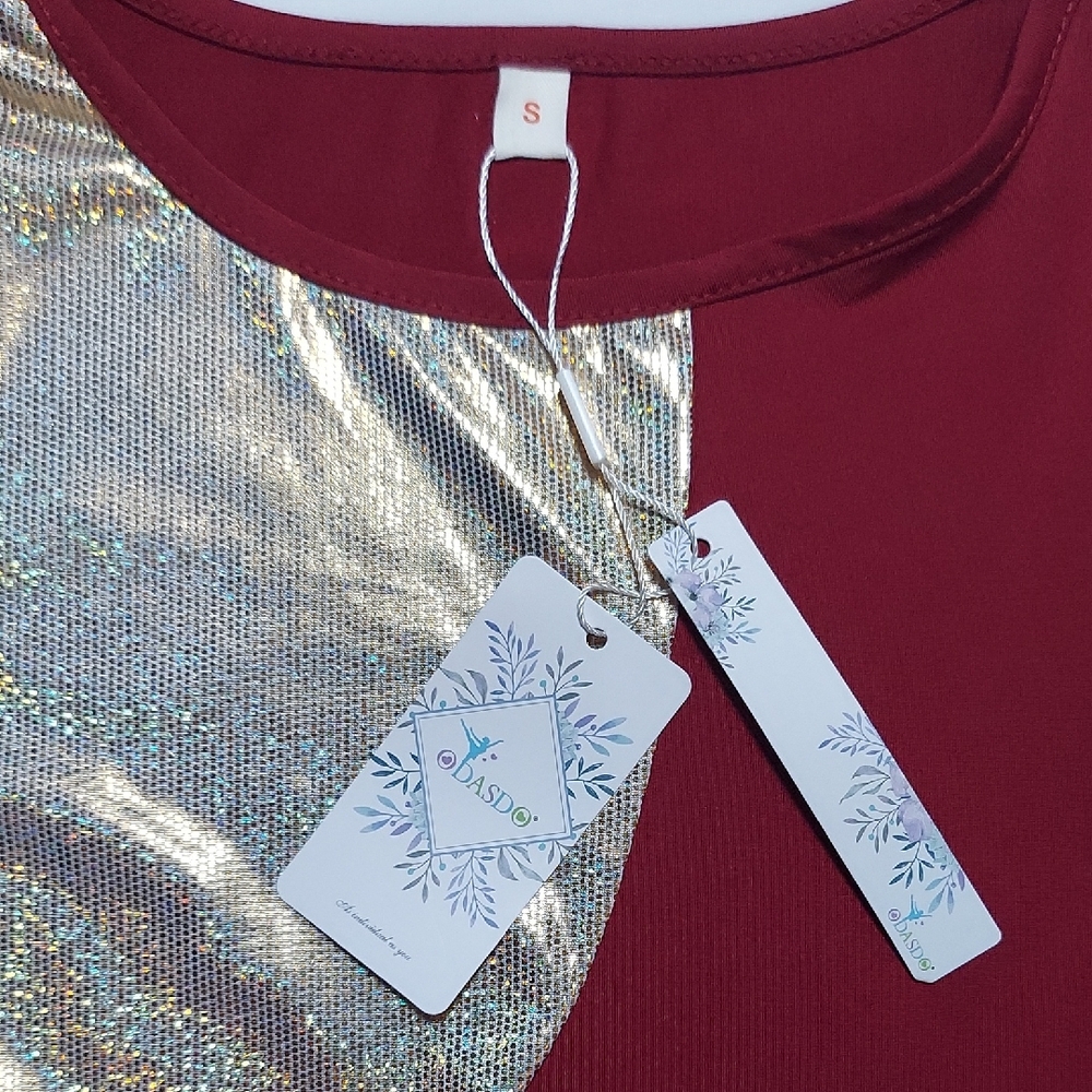 Burgandy Dress - Picture 7 of 10